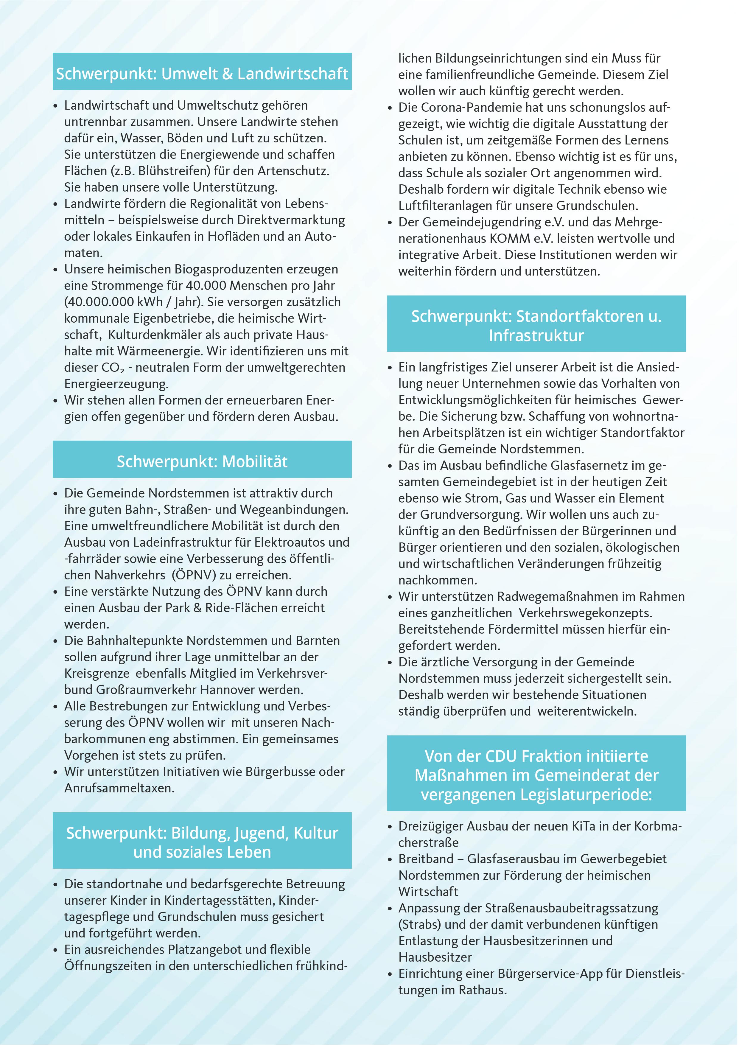 Wahlprogramm 2021